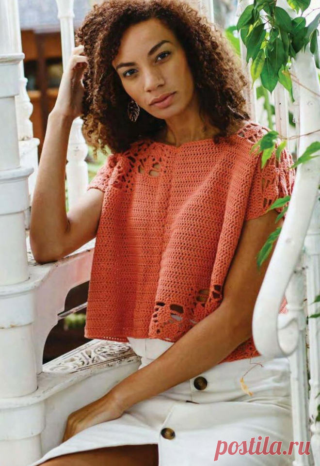 Новые кофточки крючком из Crochet, Kleine Diana, Hugs Maschenwelt. Модели из цветочных мотивов, узоров. | Ирина СНежная & Вязание | Яндекс Дзен