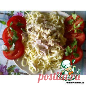 Спагетти под соусом - кулинарный рецепт