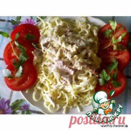Спагетти под соусом - кулинарный рецепт