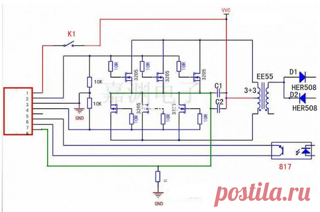 Плата драйвера инвертора SG3525 plus LM358 высокочастотная машина регулировка частоты