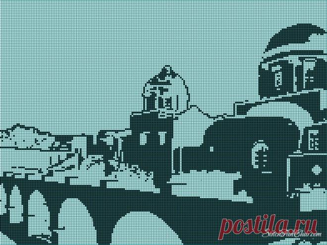 Схемы для вышивки крестом. Монохром-2 (200 фото)