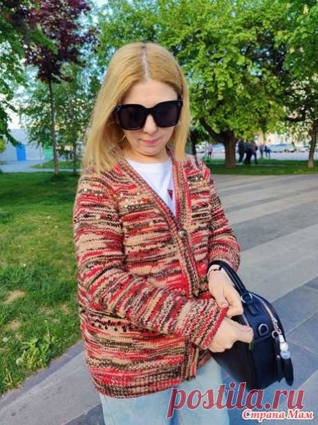 Кардиган спицами "Акварель". Разговор по душам - Вязание - Страна Мам