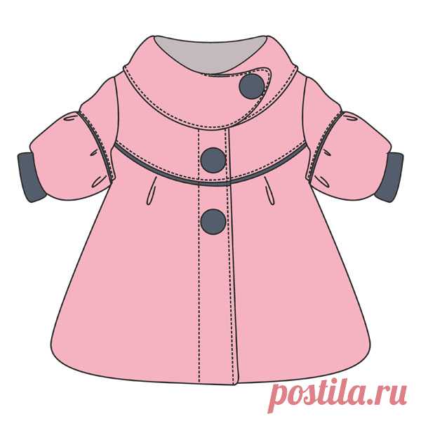 Выкройка пальто для маленькой девочки | Шкатулка