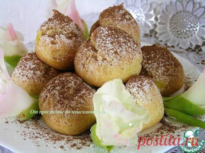 Апельсиновые профитроли Кулинарный рецепт