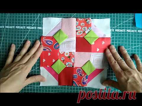 Лоскутные блоки новогодние шары
