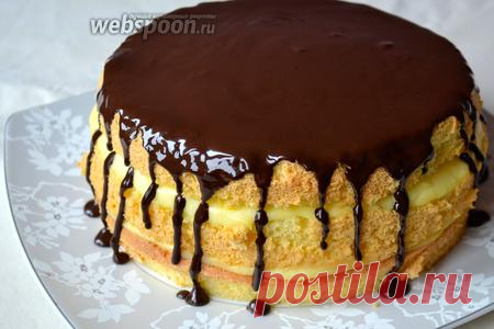 Бостонский кремовый торт (Boston Cream Pie) рецепт с фото, как приготовить на Webspoon.ru