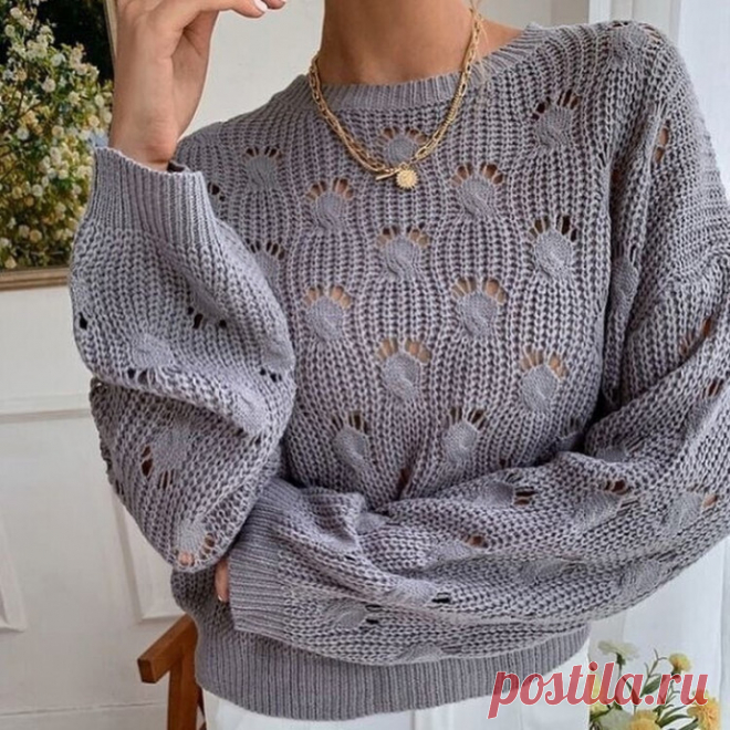 Узор спицами, пригодится для джемпера