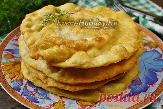 Лепешки с сыром как «подушки» за 10 минут - съедаются в один миг💯