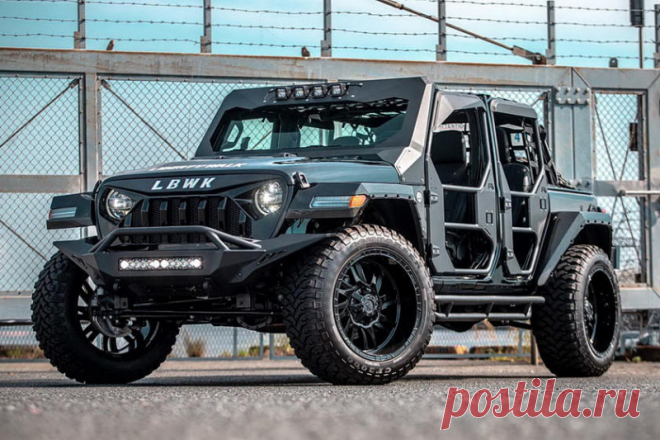 В тюнинг-ателье Liberty Walk сделали потрясающий Jeep Wrangler