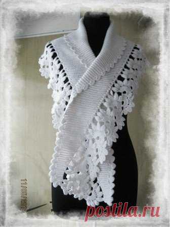 КАК СВЯЗАТЬ БАКТУС (Вязание спицами и крючком) | Журнал Вдохновение Рукодельницы