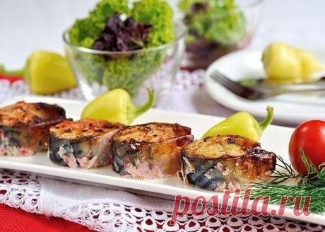 Скумбрия запеченная.