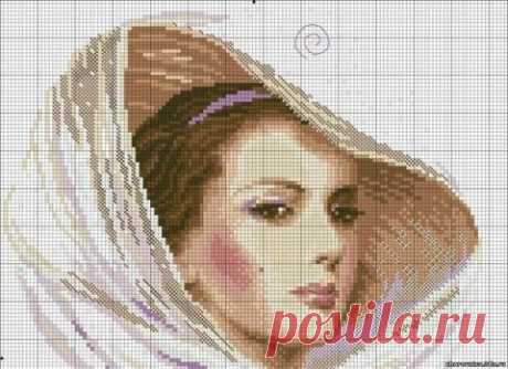 Дама с зонтиком