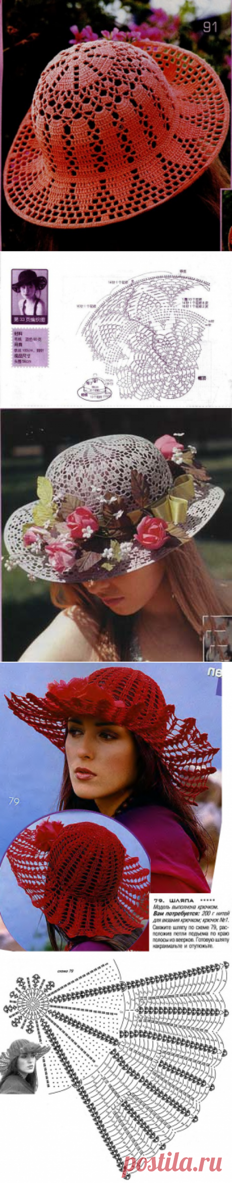 crochet cute lace summer hats, crochet patterns | make handmade, crochet, craft