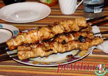 Куриный шашлык "Зимний" Кулинарный рецепт