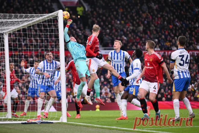 «Брайтон» обыграл «Ман Юнайтед» на «Олд Траффорд» и продлил свою беспроигрышную серию до шести матчей. «Брайтон» одержал убедительную гостевую победу над подопечными Рубена Аморима со счётом 3:1.