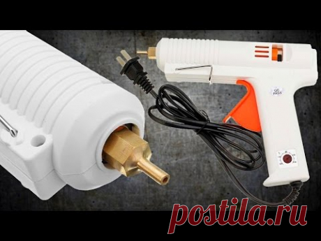 Мощный клеевой термопистолет с регулировкой температуры под стержни 11мм. Aliexpress