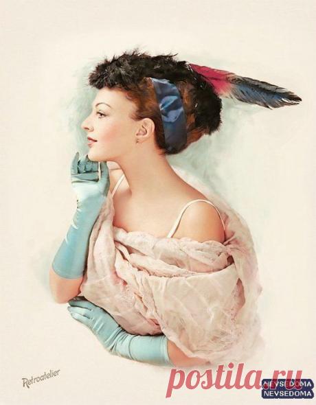 Коллекция картинок: Ретро-дамы