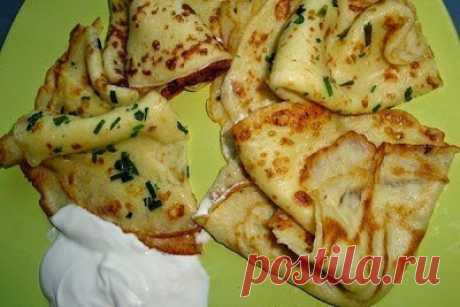 Рецепты Вкусных Домашних Блюд: Вкусные тонкие картофельные блины