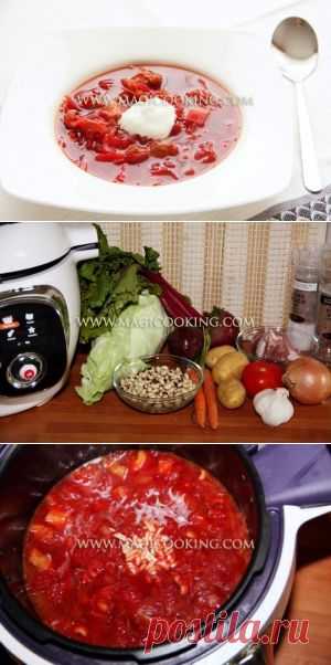 Борщ в мультиварке Moulinex  Cook4Me | Магия кулинарии в Европе