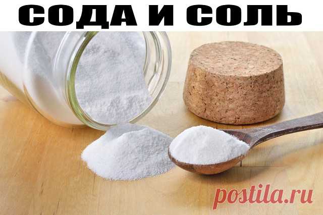 СОДА И СОЛЬ
Обычная соль и сода незаменима в хозяйстве не только при приготовлении пищи. 
• К примеру, в соленую воду можно положить на четверть часа только что выстиранные махровые полотенца - они станут мягкими и пушистыми. 
• Если вы пролили чернила на ковер или палас, сразу же посыпьте пятно толстым слоем соли: оно впитает в себя чернила, пятно отойдет. 
• У вас в доме или на даче есть печь, камин? Чтобы сырые дрова поскорее разгорелись, можно посыпать их щепоткой круп...