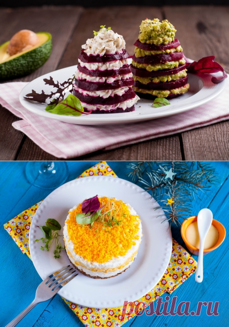 Свекольные елочки    Рисовый салат с печенью