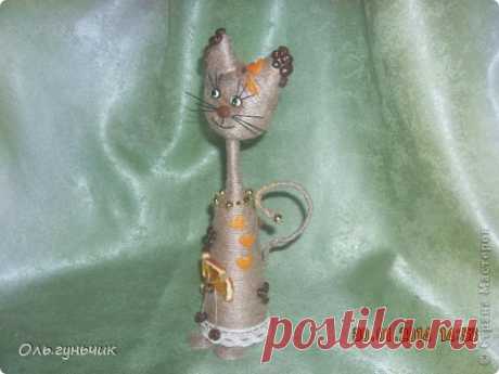 Кофейные кот, ежик и подсвечник + мини МК | Страна Мастеров