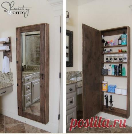Компактный шкаф-дверь своими руками.