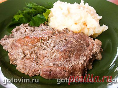 Мясо в грибном соусе. Фото-рецепт / Готовим.РУ