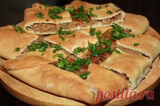 Этли экмек (турецкая лепешка с мясом) — Домашний уют