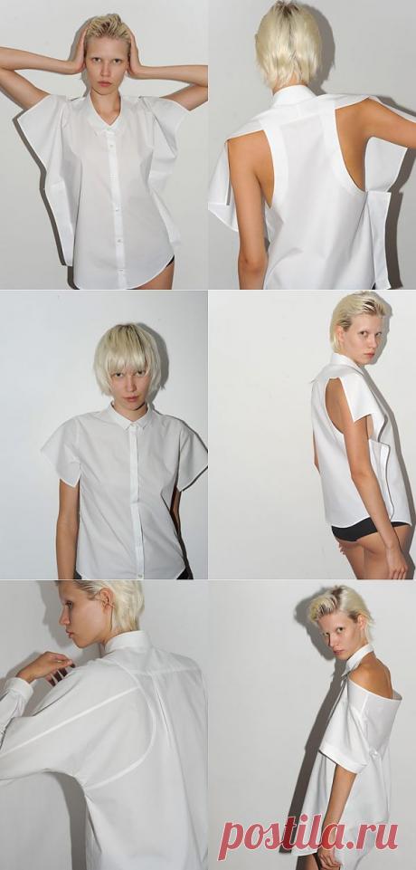 Белые рубашки от Uemulo Munenoli / Рубашки / Модный сайт о стильной переделке одежды и интерьера