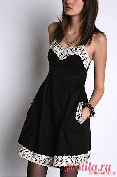 Комбинированные модели: ткань + крючок. - Все в ажуре... (вязание крючком) - Страна Мам