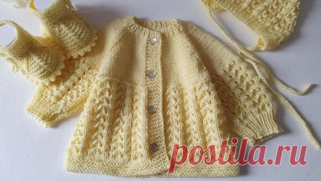 Кофточка

#кофта_детская@knit_best, #кофта_спицами@knit_best

видео мк*

Источник: https://www.youtube.com/watch?v=bljuCVpJZEk Размеры: на 6-12 мес., 1-1, 2/2.
Материалы: пряжа Alpina ROSA от ONline 100% хлопок , 50г/165 м., набор чулочных спиц No2,5, 3 пуговицы, 20 см атласной ленточки.
Узоры: резинка 2/2: *2 лицевые, 2 изнаночные*.
Резинка 1х1: *1 лицевая, 1 изнаночная*.
Лицевая гладь: лицевые ряды – изнаночные ряды лицевые.
Изнаночная гладь: изнаночные ряды – лицевые ряды.
Плотность вязания…