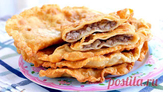 Рецепт чебуреков на кефире.