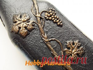 Мастер-класс Декор бутылки в технике пейп-арт. Узор для пейп-арта | HobbyMama