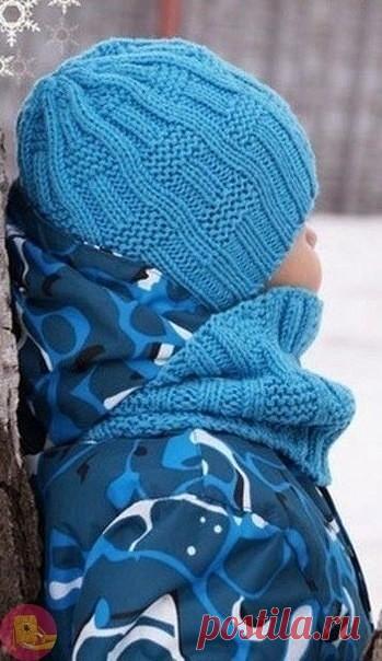 Только лицевые и изнаночные - а какой замечательный узор