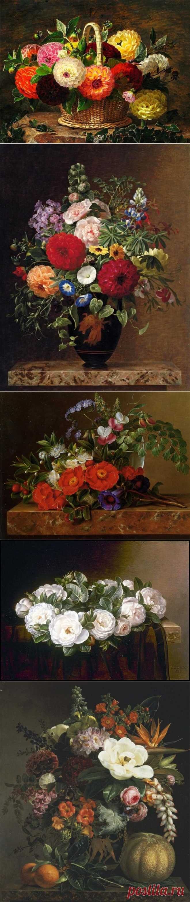 Натюрморты от Johan Laurentz Jensen