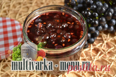 Варенье в мультиварке из винограда рецепт с фото | Заготовки на зиму в мультиварке