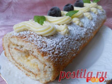 Бисквитный рулет по ГОСТу - Кулинарные рецепты на Food.ua