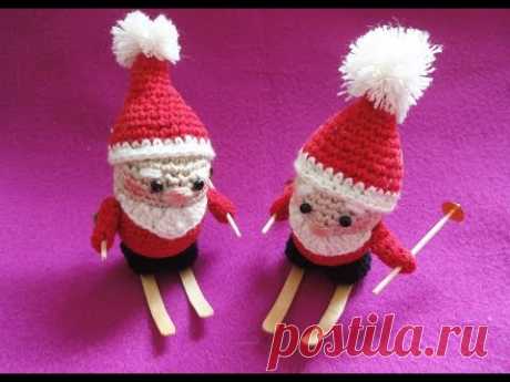 Дед Мороз часть 1 Santa Claus Crochet part 1