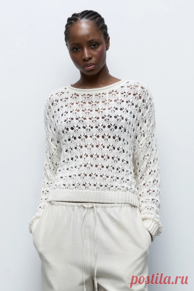 Новые вязаные топы, безрукавки и прочее (подборка № 1 за апрель со схемами) | Вязание спицами LenkomKnit | Дзен