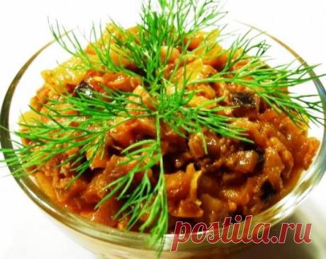 Икра баклажанная с яблоками в мультиварке