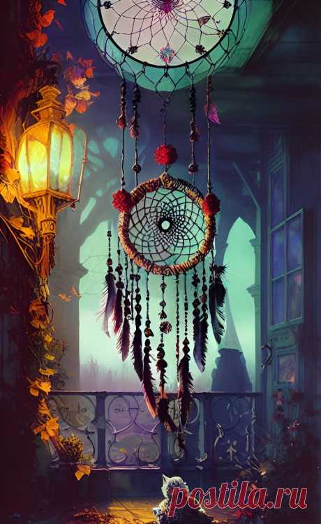 Сказочный Арт с ловцом снов