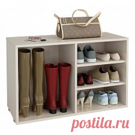 Стеллаж для обуви Лана-2 ПОЛ-2 (1С+1П)