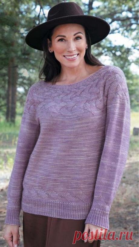 Вязаный пуловер «Taskette» | DAMские PALьчики. ru