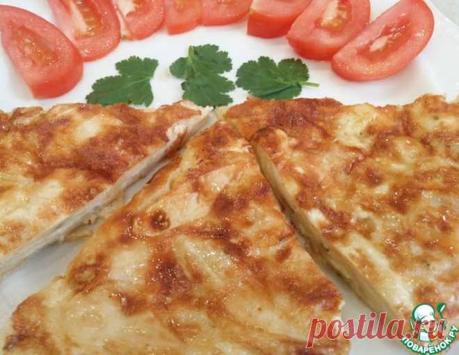 Быстрый горячий завтрак из лаваша – кулинарный рецепт