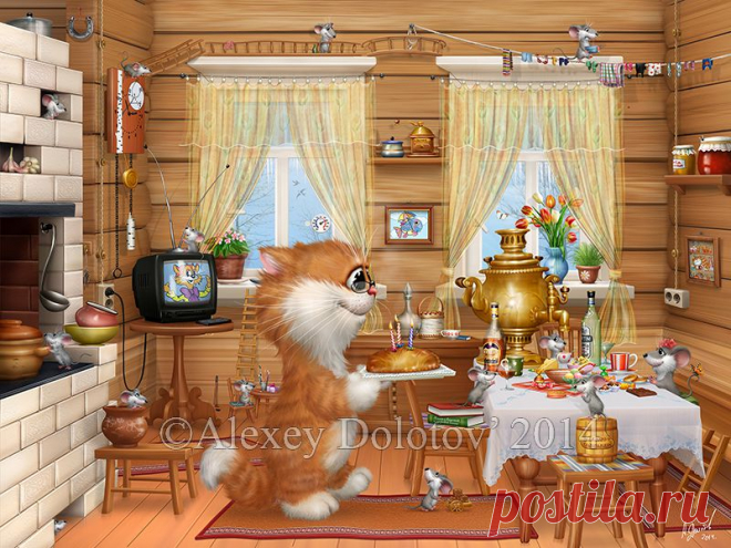 ВЕЛИКОЛЕПНЫЕ КОТЫ Алексея Долотова