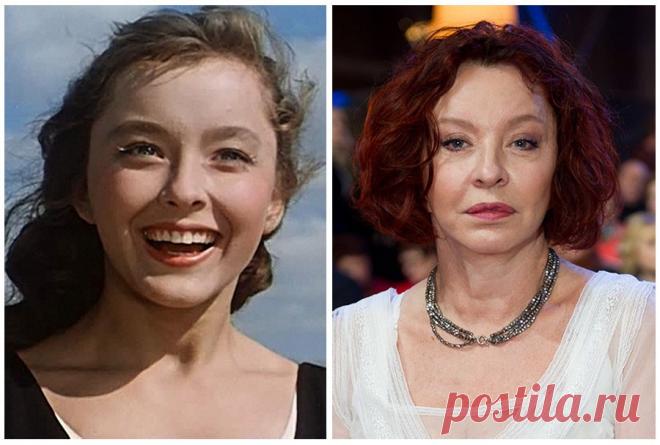 Советские актёры в своих первых фильмах и сейчас Анастасия Вертинская в фильме 