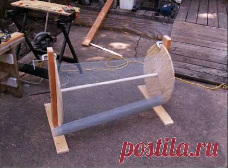 Барабанный компостник своими руками - Садоводка