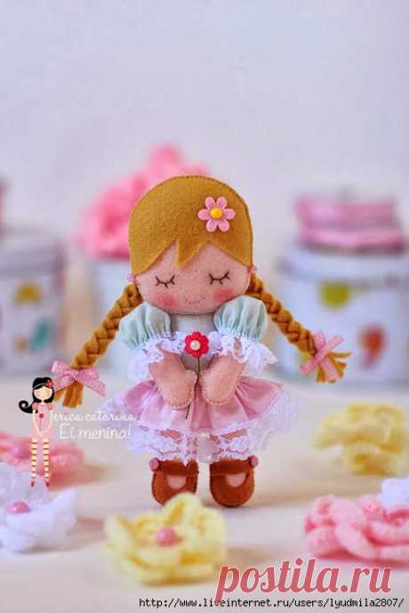 Маленькие игрушки из фетра. Выкройки фетровых игрушек