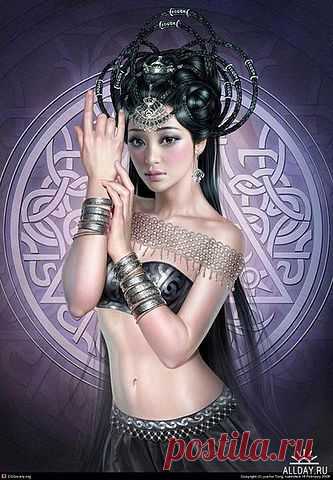 Gallery.ru / Фото #37 - Картинки для декупажа.Экзотика. - larisaros